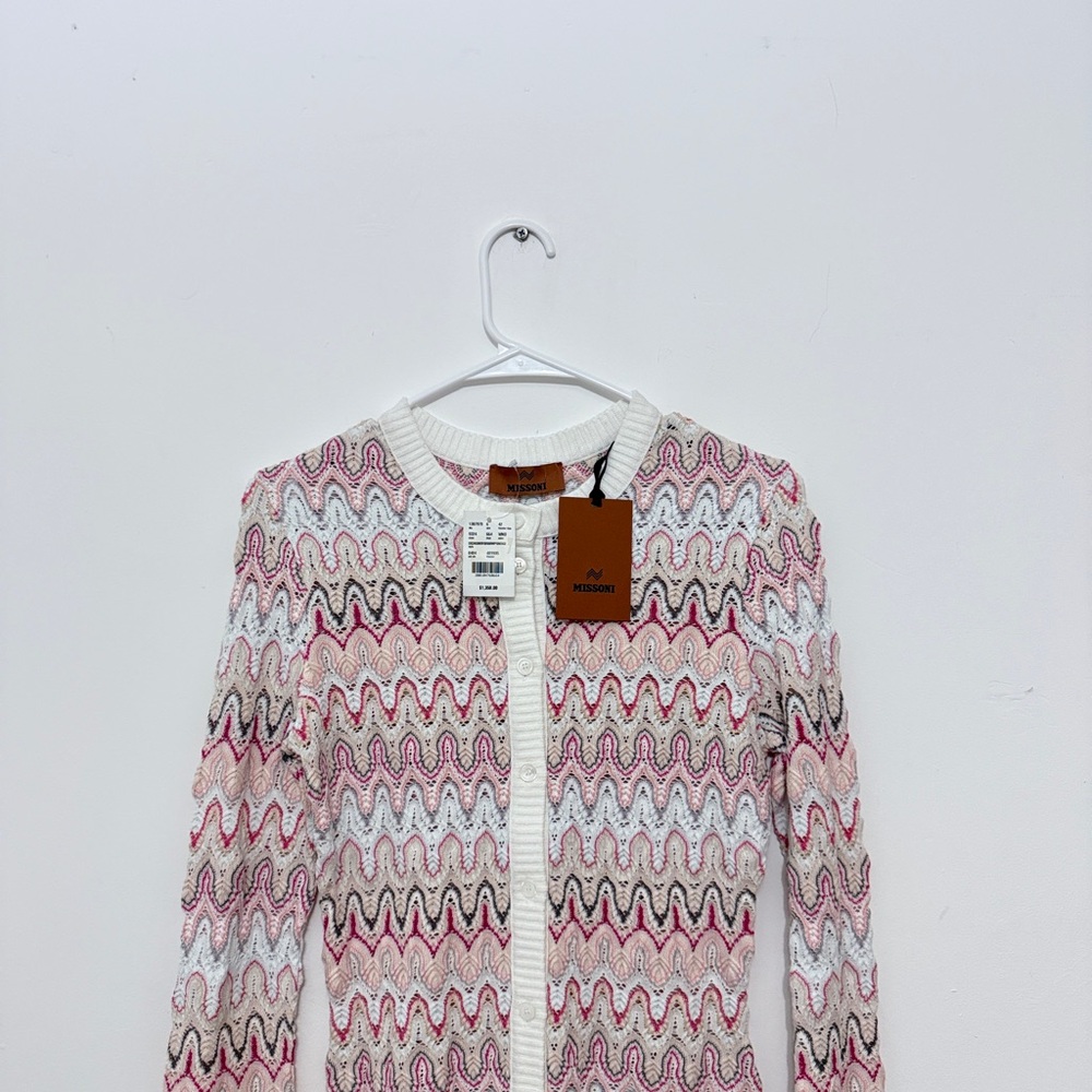 Missoni Multicolor Zigzag Cardigan
